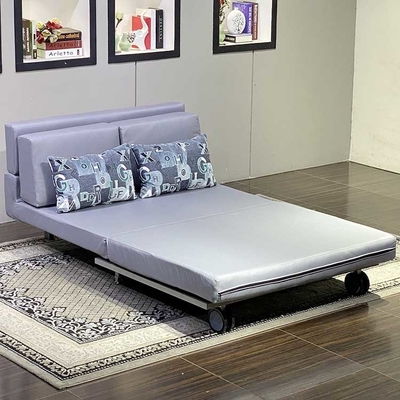 120cm 150cm Tempat Tidur Single Tempat Tidur Sofa Fungsional Dengan Bantal Bawah ODM