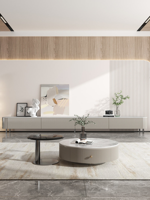 Laci Lantai Lemari TV Kayu Ringan 120cm * 60cm