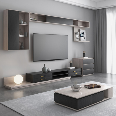 Laci Lantai Lemari TV Kayu Ringan 120cm * 60cm